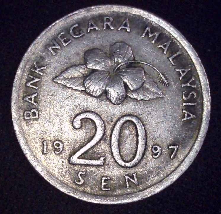 Malaysia - 1997 - 20 Sen