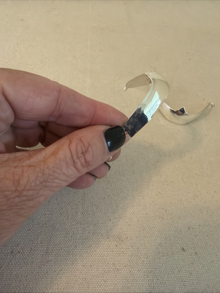 Silver Tone Solid Toe Cap NEW