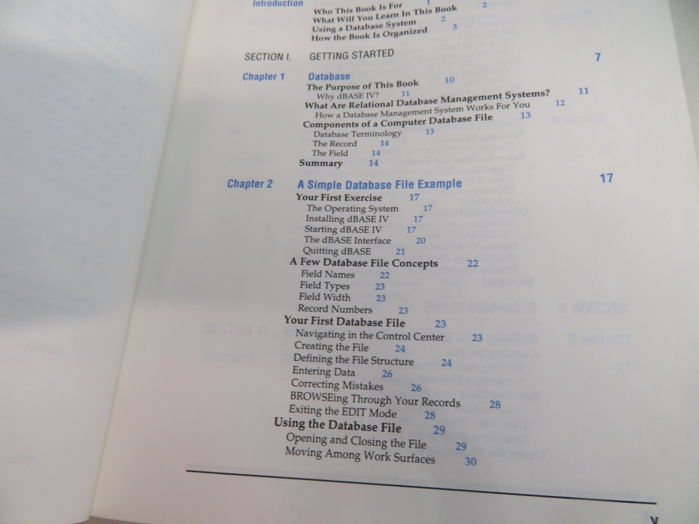 Ashton-Tate For The First Time User dBase IV Book