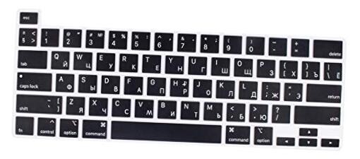 Russian Language Compatible MacBook Pro 16 A2141 Russian Language, Black