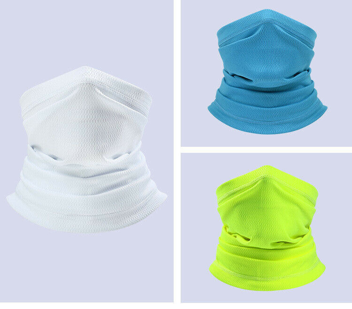 Cooling Neck Gaiter Bandana Face Mask Sun UV Gator Mask Face Cover for Men Woman