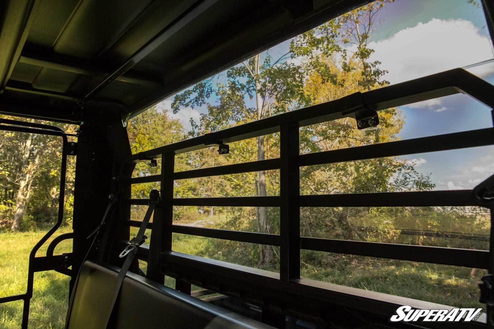 SuperATV Light Tint Rear Windshield for Kawasaki Mule Pro FXT / DXT (2015+)