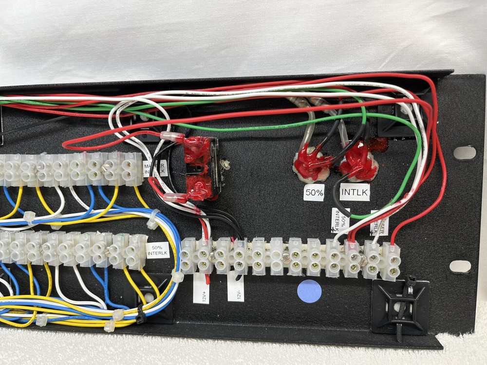 3 RU Custom Broadcast Transmitter Interlock Relay Panel