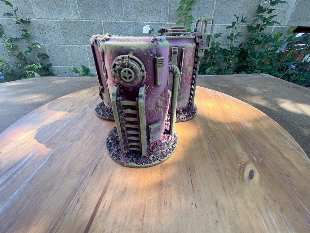 wh40k Nova Desolation Outpost Wargames kill team 40K. Scratch built