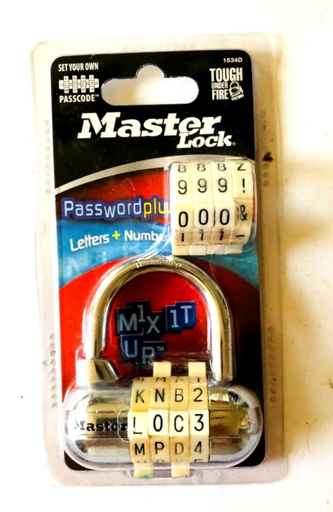 NEW SAMSONITE EASY DIAL COMBINATION LOCK, OR MASTER LOCK PLEASE SELECT ONE