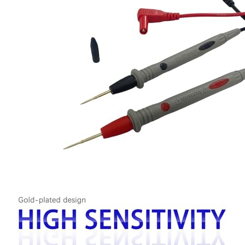 Digital Multimeter Test Leads, 2PCS Crocodile Clips, Professional Probe Kit