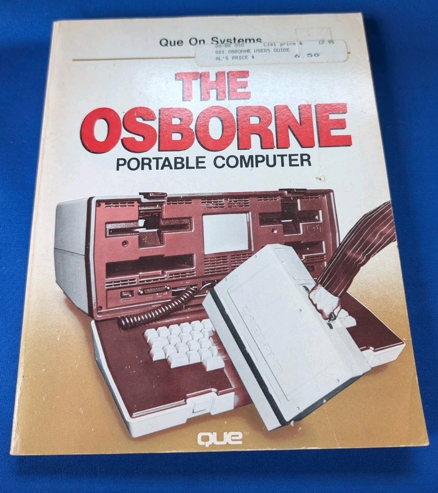 Osborne Portable Computer Users Guide Manual Original Vintage 1982 Computer