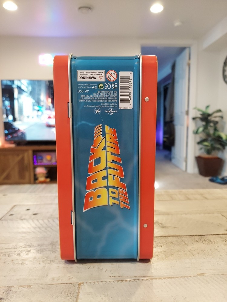 Back to The Future Gen 2 Fun Box - Sturdy Tin Storage Box with Plastic Handle