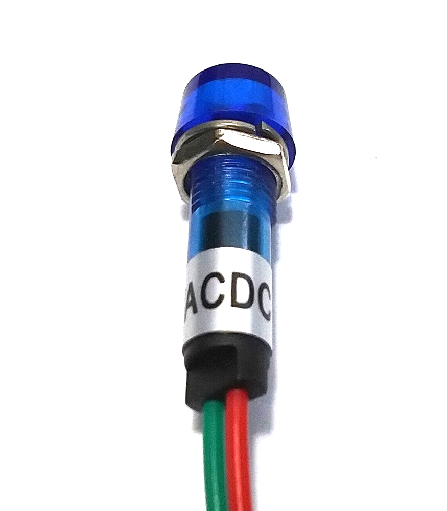 BBT 24 volt Waterproof Blue LED Hi-Profile Indicator Light