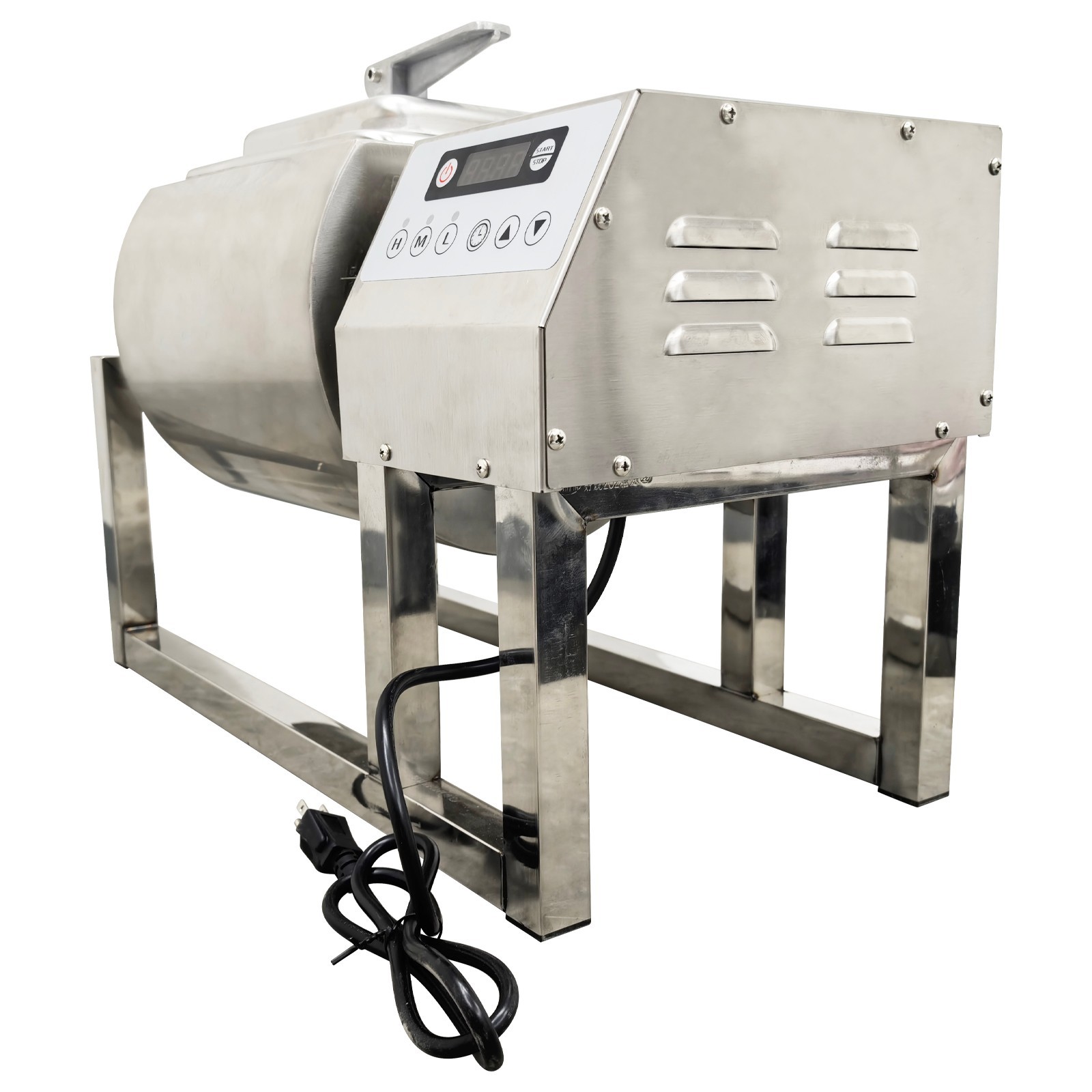 Used 15L MeatVegetable Tumbler Marinator Rotatable Commercial Marinating Machine