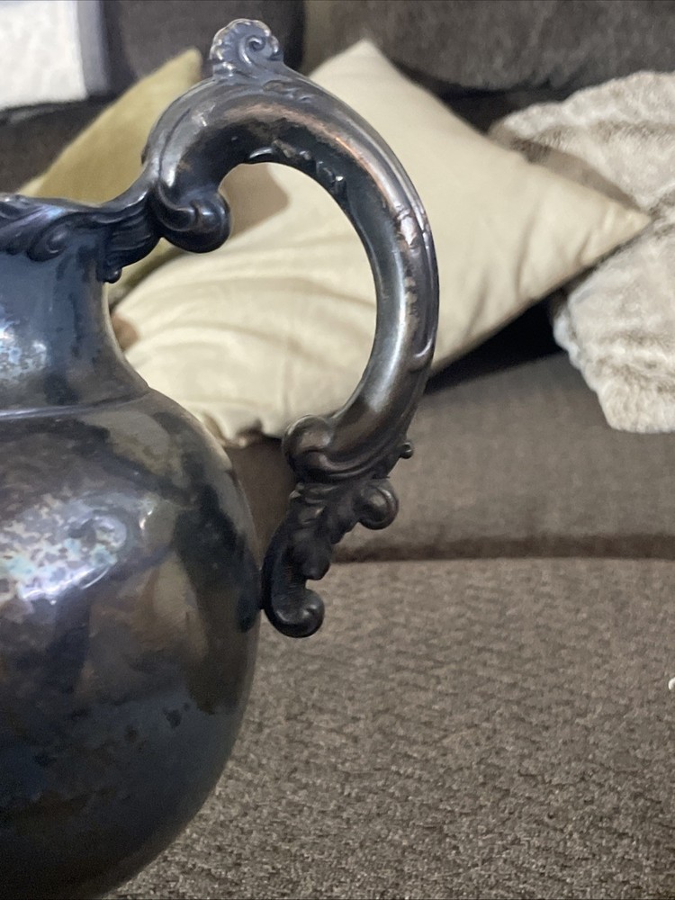 Serving Pitcher Antique Guadruple Plate Silver Plate Pitcher