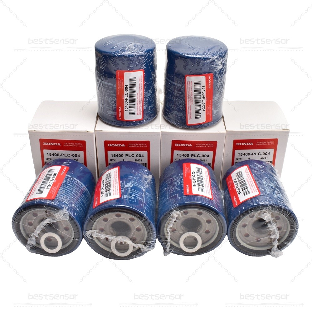 6PCS Honda Genuine Oil Filters WITH Drain Plug Washer 15400-PLC-004 NEW SEALED
