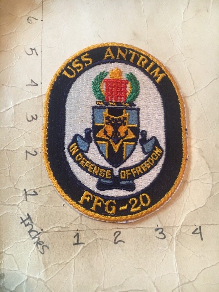 US Navy USS Antrim FFG-20 patch 6/9/25