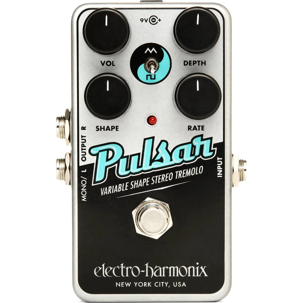 Electro Harmonix Nano Pulsar Variable Shape Stereo Tremolo Pedal