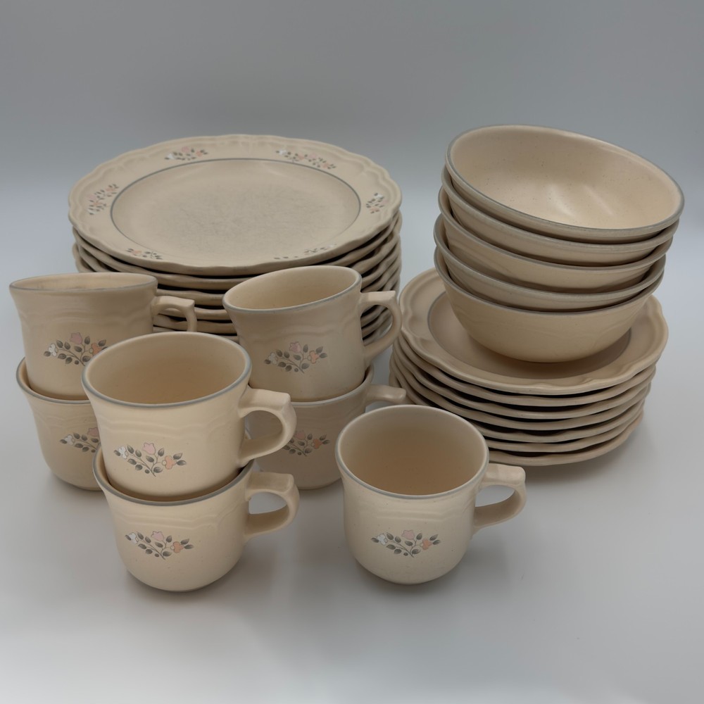 Cheap Vintage Pfaltzgraff Remembrance Pattern Stoneware