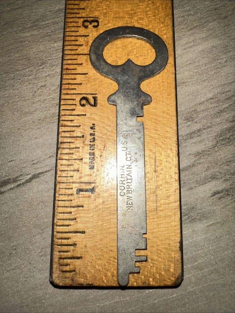 Antique Corbin Flat Skeleton Key #JF135