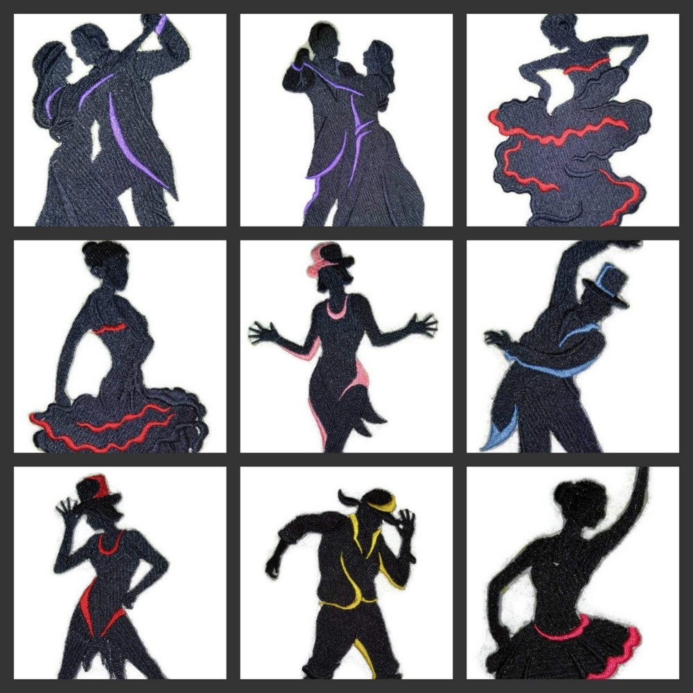 BeyondVision Let's Dance Custom and Unique Embroidered [Ballet Left Posture Silh