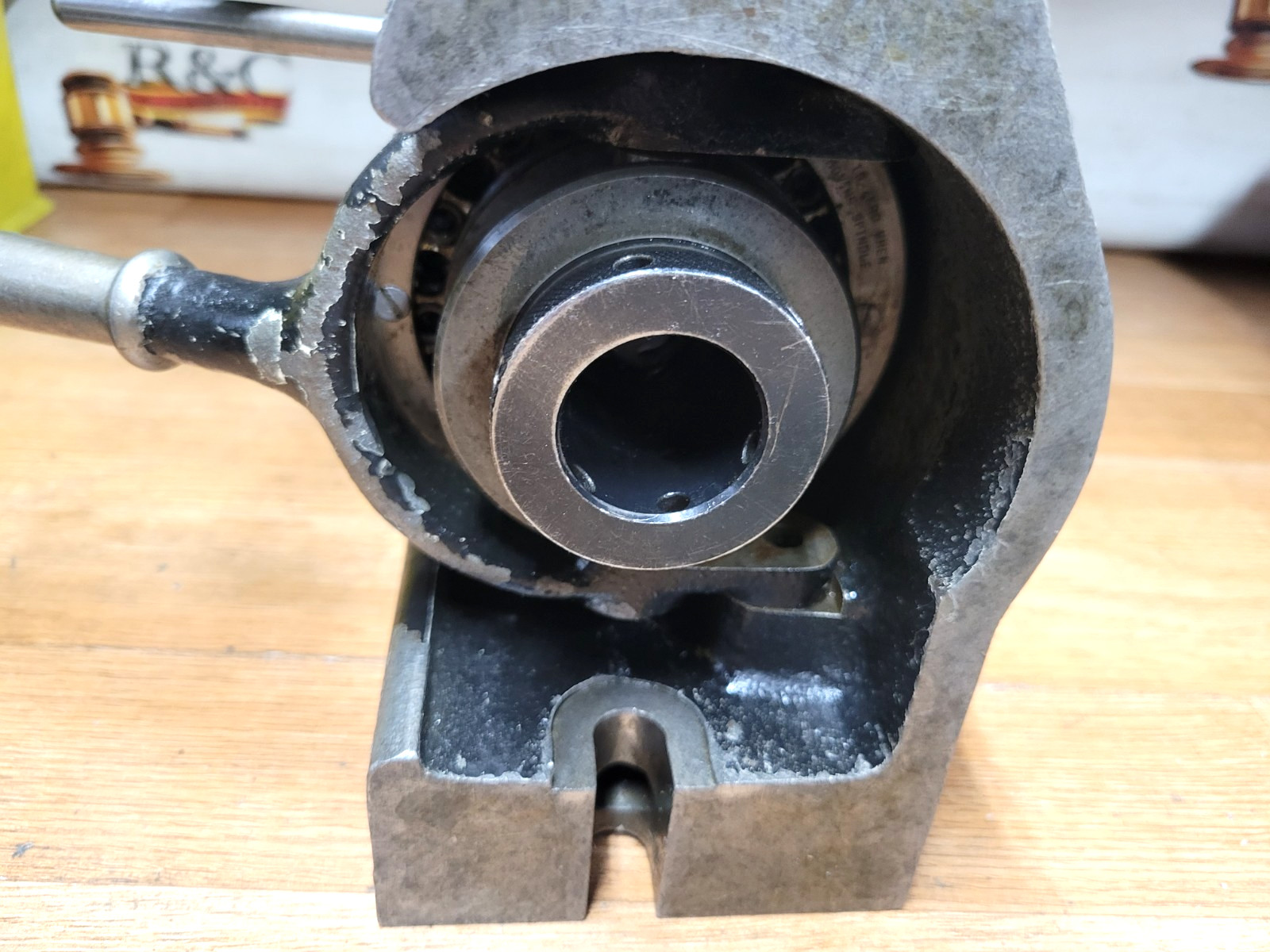 HARDINGE 5C HORIZONTAL / VERTICAL COLLET INDEXER HV-4N W/HARDINGE TAPER LOCK