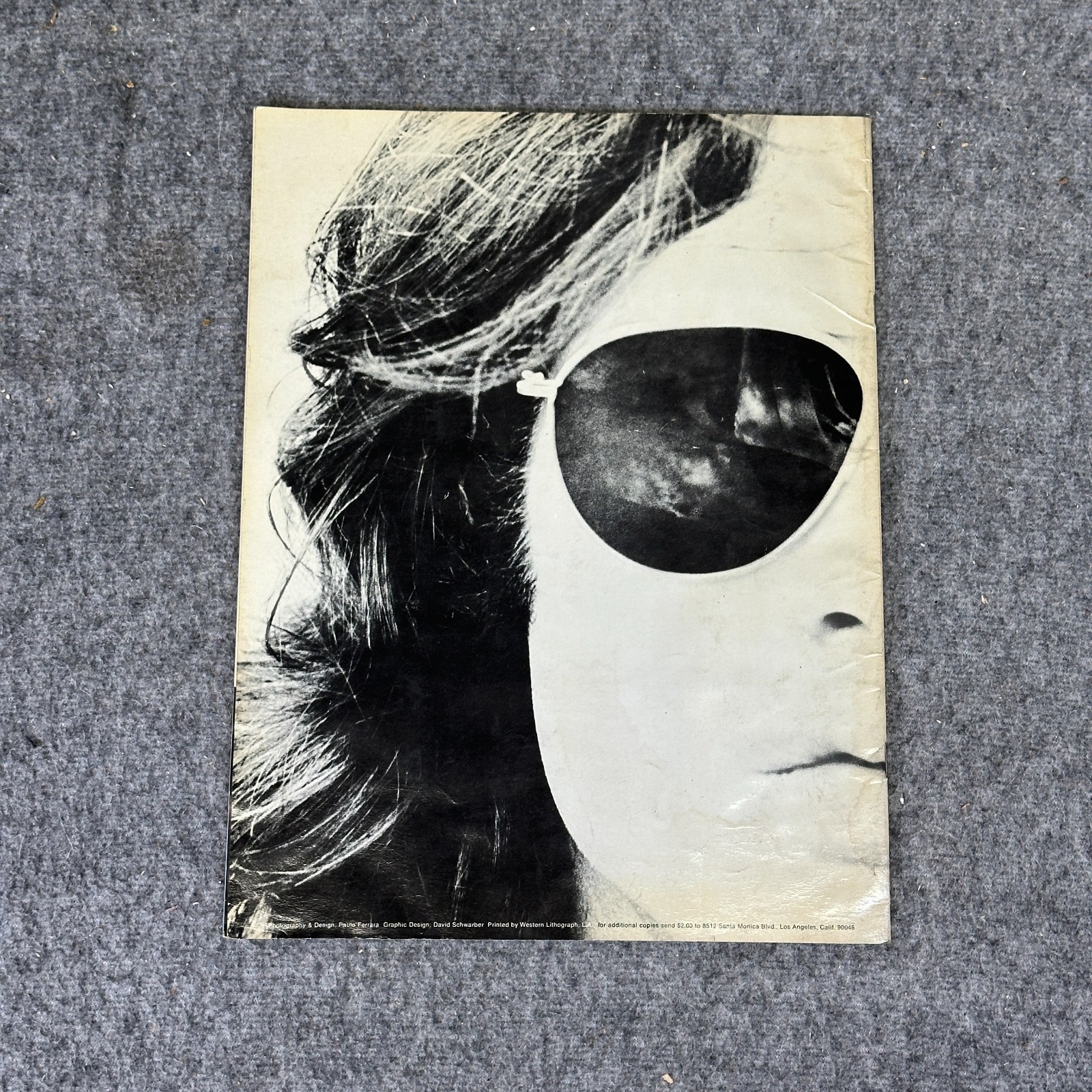 The Doors Waiting For The Sun Jim Morrison 1968 Tour Program