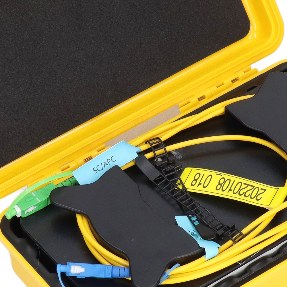 OTDR Cable Box Singlemode 500 Meter Fiber Optic Dead Zone Test Tool New