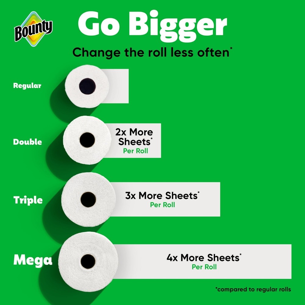 Paper Towels Select-A-Size White, 12 Double Rolls, 82 Sheets per Roll