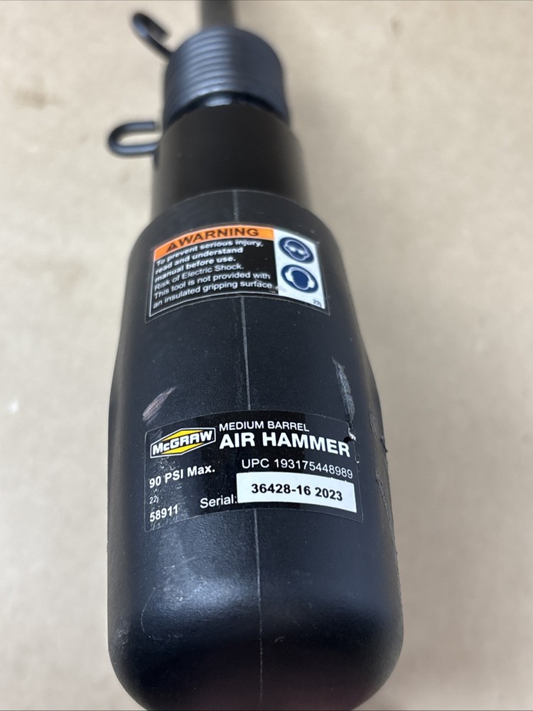 McGraw 58911 Medium Barrel Air Hammer Tested