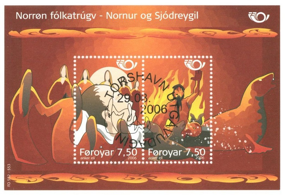 Faroer L29 Sheet 2006 used - Folklore Legend