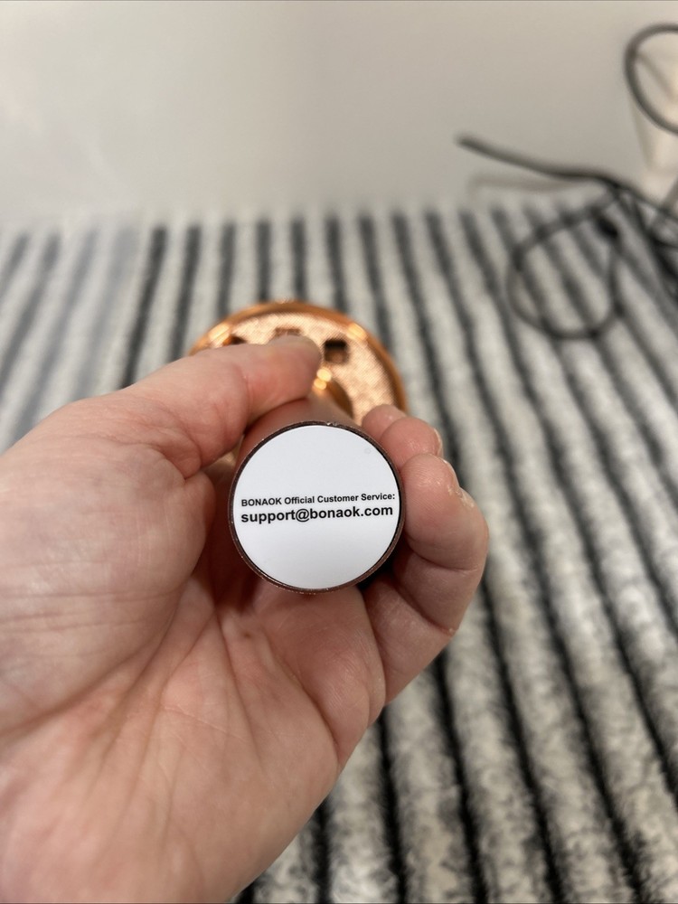 BONAOK Karaoke Microphone Bluetooth Lights Up Tested
