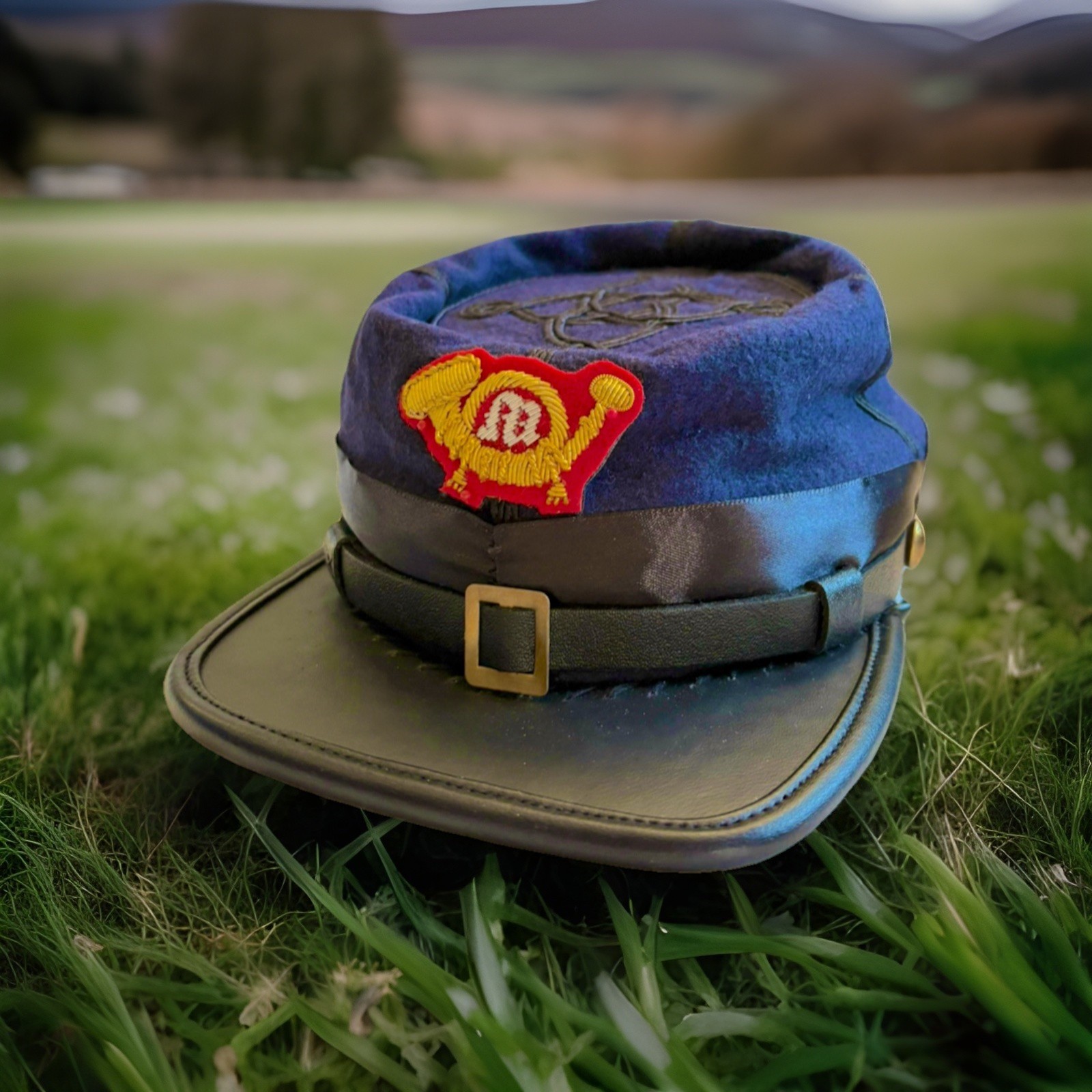 US American Civil War Federal Union Marine Corps Army Officers Kepi Hat Cap