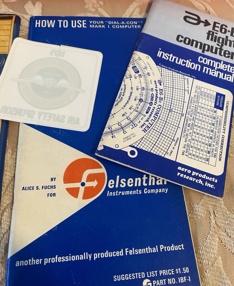 VTG Aerodynamics APR E6-B flight Computer packet