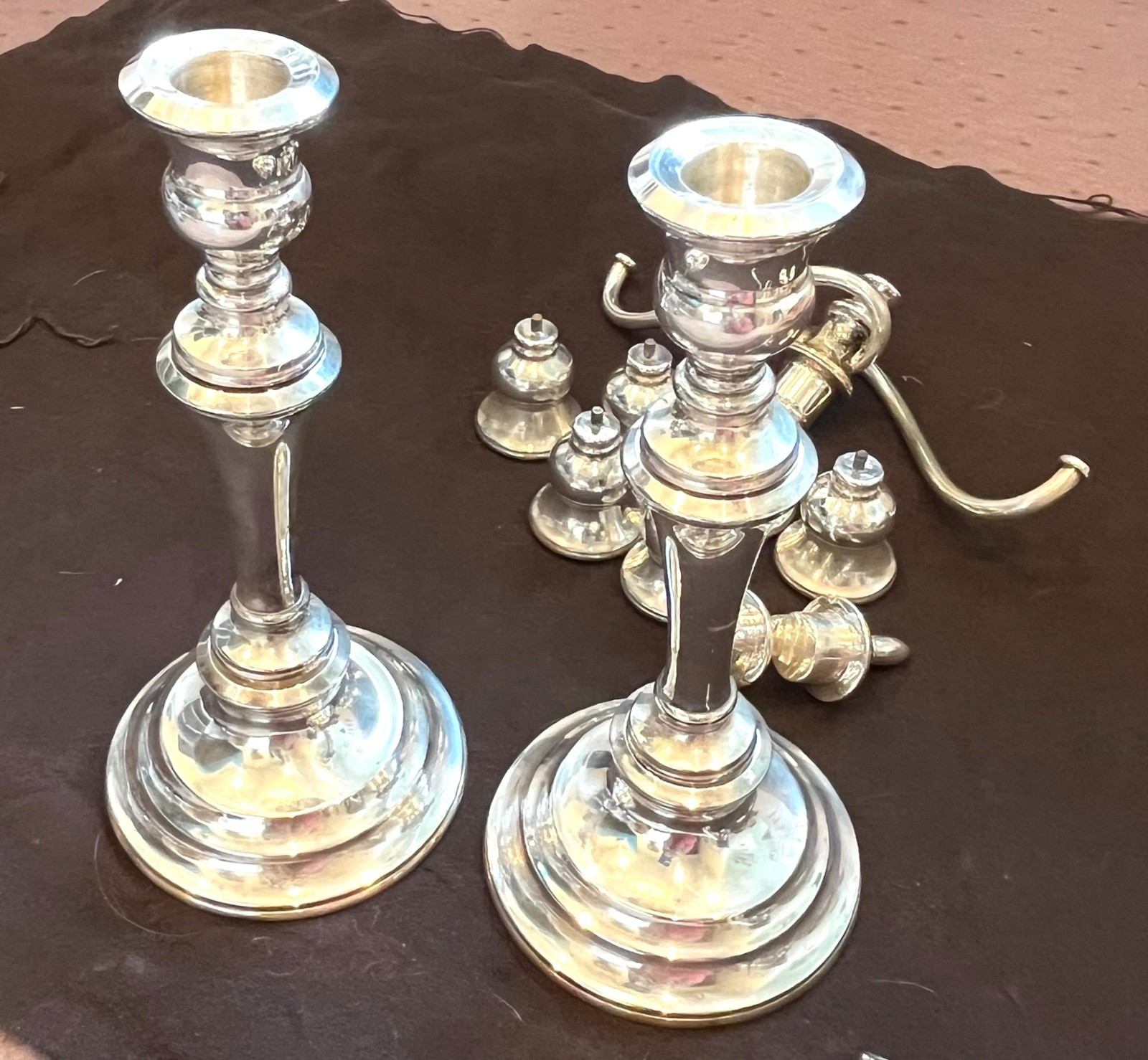 Twisted Branch Candelabras Sterling 950 ~ Puritan ~ Multi combinations 2 avail