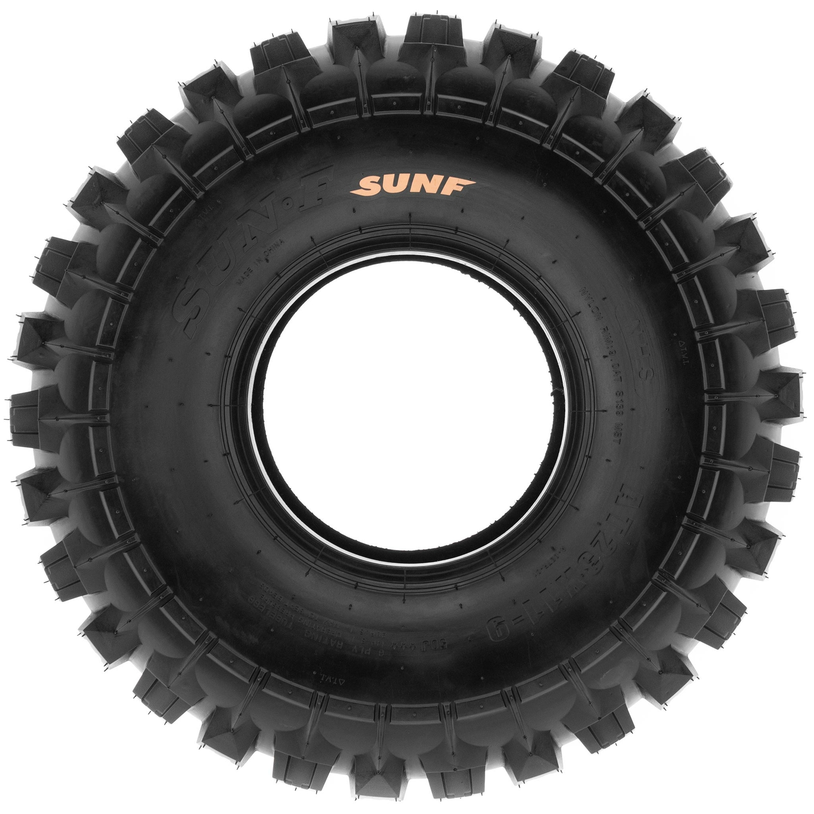 Set of 4, 21x7-10 & 20x10-9 Replacement ATV All Trail 6 Ply Tires A027 by SunF