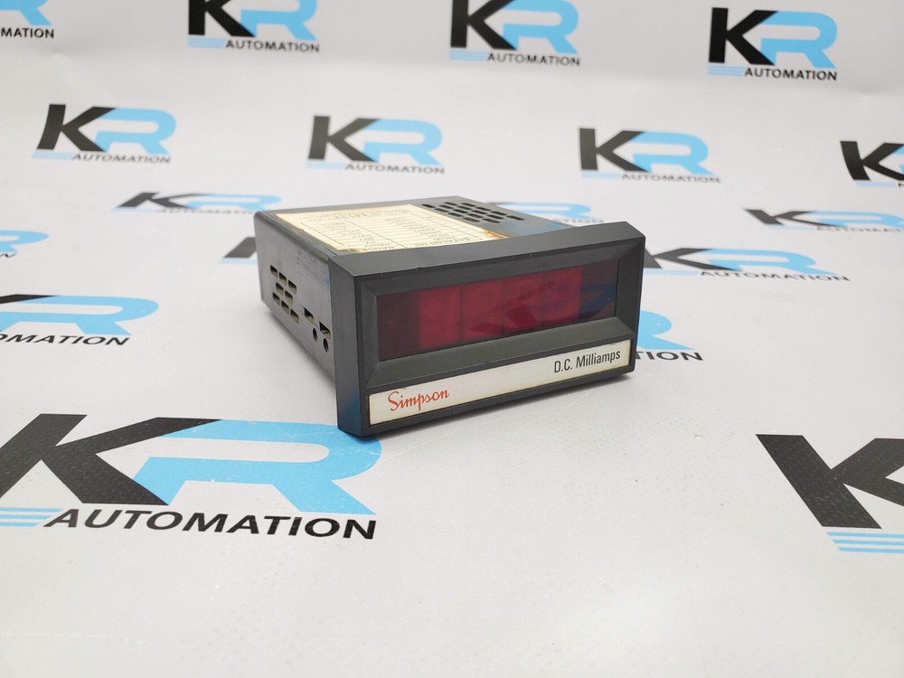 Simpson Model 2865 Digital Panel Instrument 120V *READ*