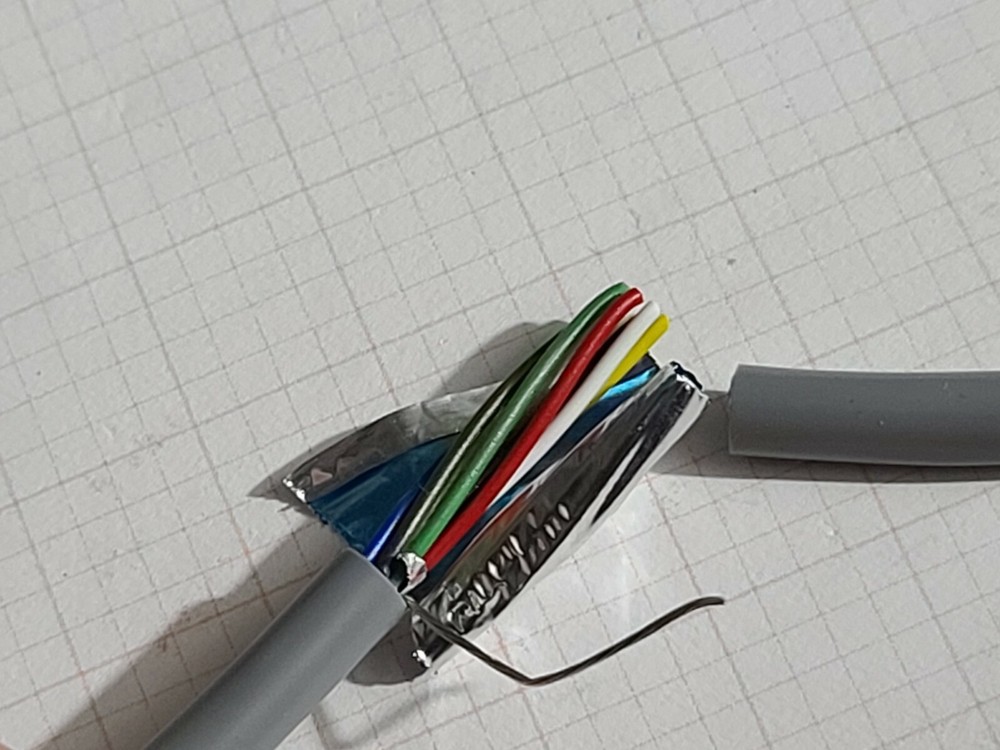 Belden 9538 24/8C EIA RS-232 Shielded Computer/Instrumentation Cable Gray /10ft