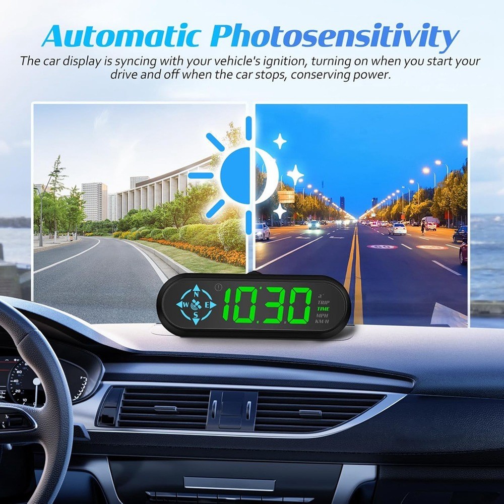 Digital Speedometer for Car, Head Display, Speedometer, Odometer 9237