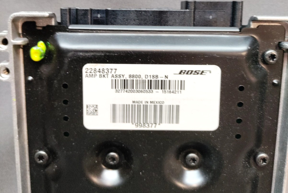 2012-2017 Verano Bose Amplifier 22848377