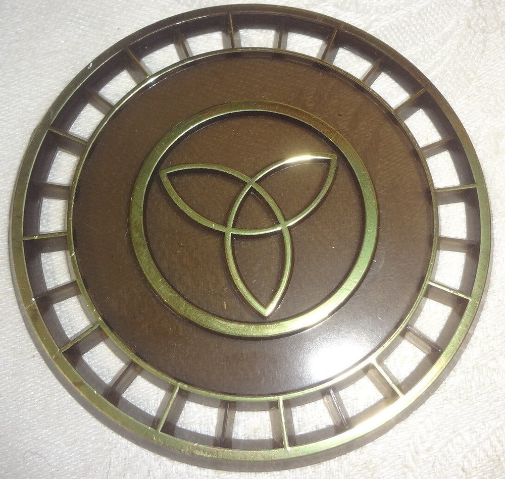 SET/4 - Classic 1968 ATOMIC design SMOKE PLASTIC snack 8" TRAYS & COASTERS