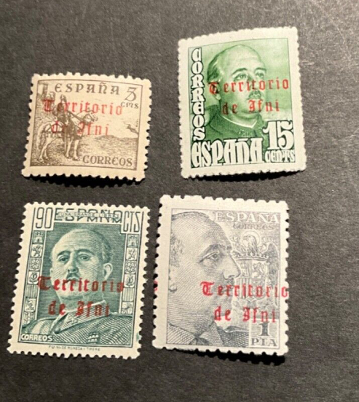 Stamps Ifni Scott #29-32 never hinged