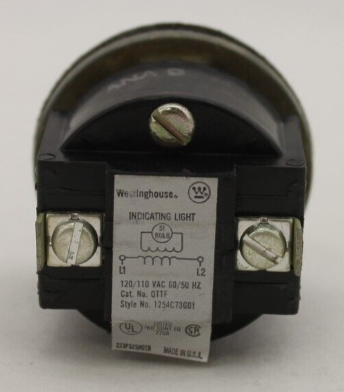 Westinghouse OTTF Indicator Light (New in Box)