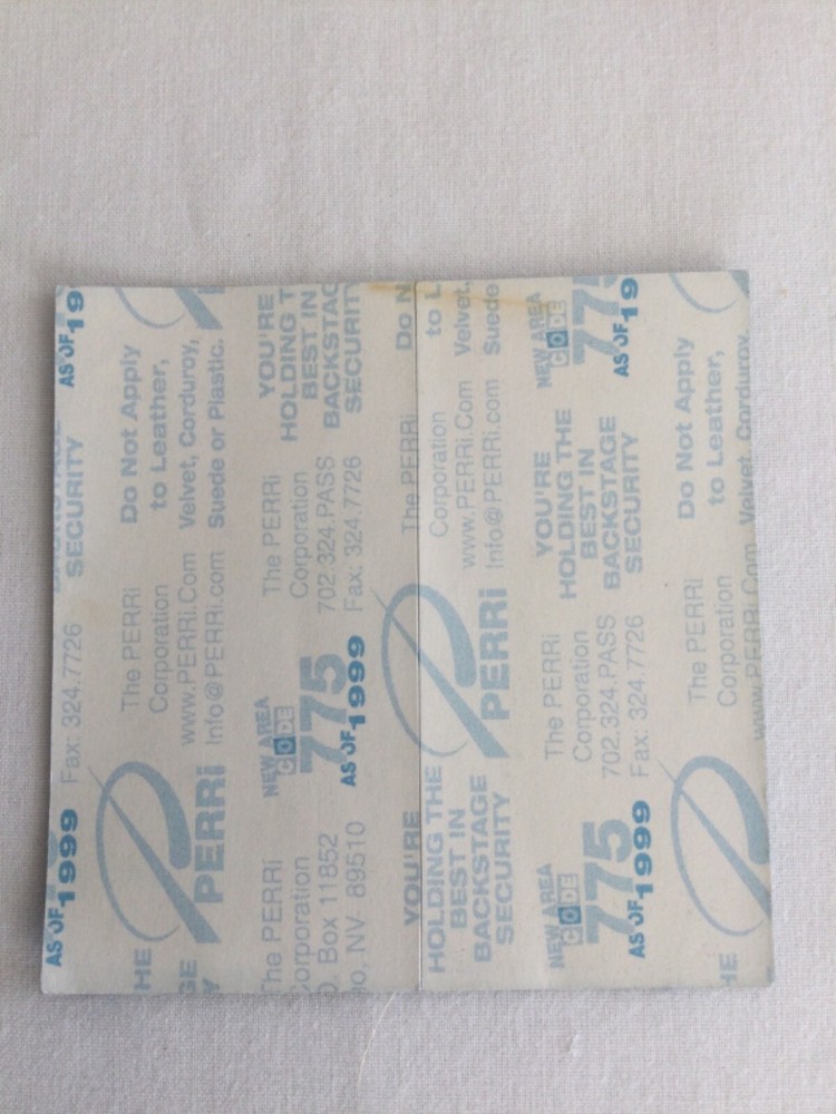 1998 KISS Psycho Circus Tour Key Chain, Working Pass, Psycho Circus 3D Glasses