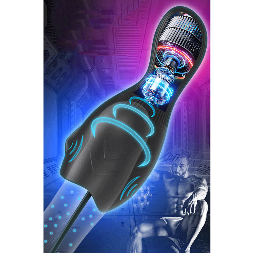 Male Automatic Masturbator Cup Stroker for MEN Urethra Training-Use-Lubricants