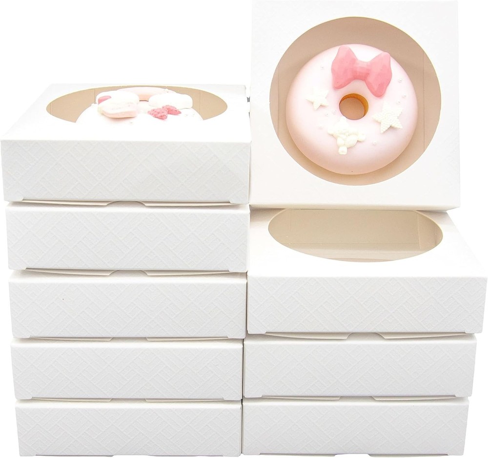 Indivi Cookie Boxes with Window. Inches Small Soap Paaging Boxes