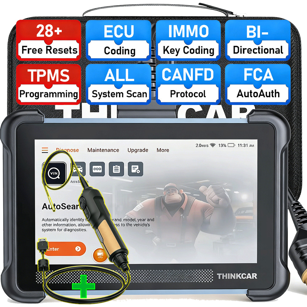 ThinkScan 672 OBD2 Diagnostic Scanner All System Scan Action Test 28+Reset CANFD