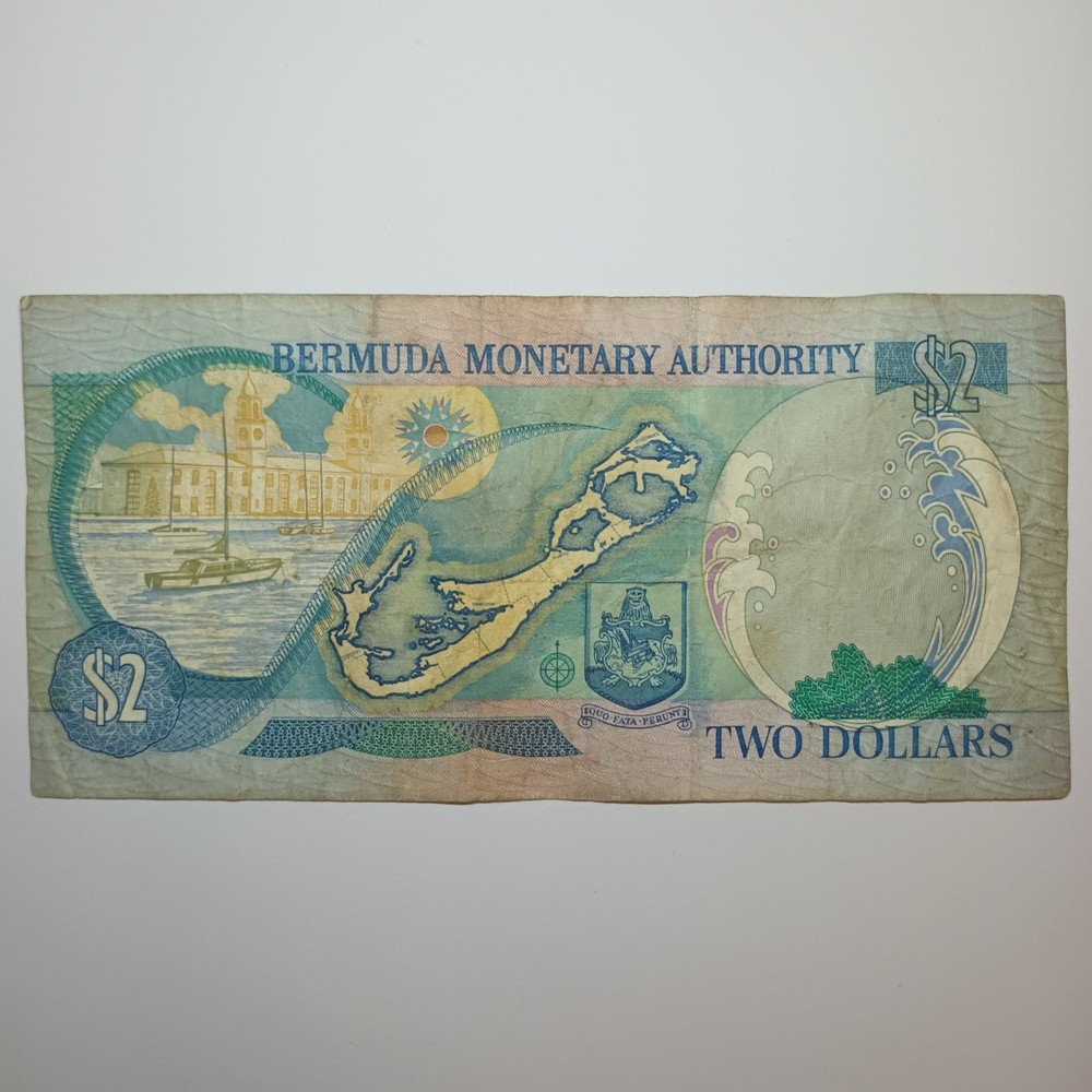 Bermuda 2 Bermuda Dollars Banknote (BMD) Two Dollar - 2000