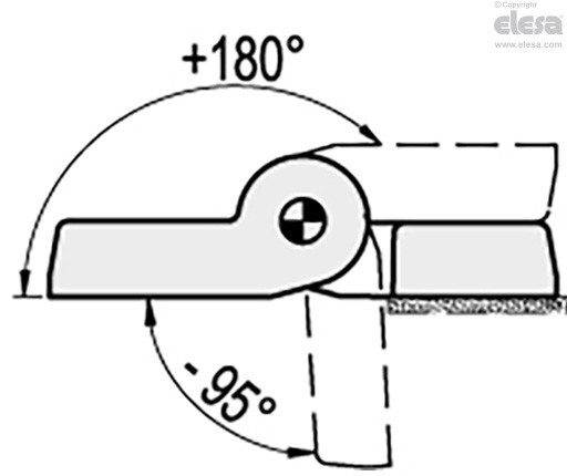Elessa Hinges, 2 Pack