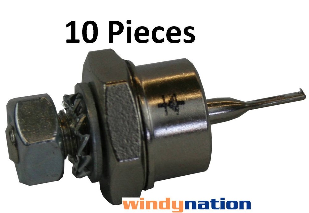 (10 pcs) WIND GENERATOR  SOLAR 600 VOLT 75 AMP BLOCKING  STUD DIODE