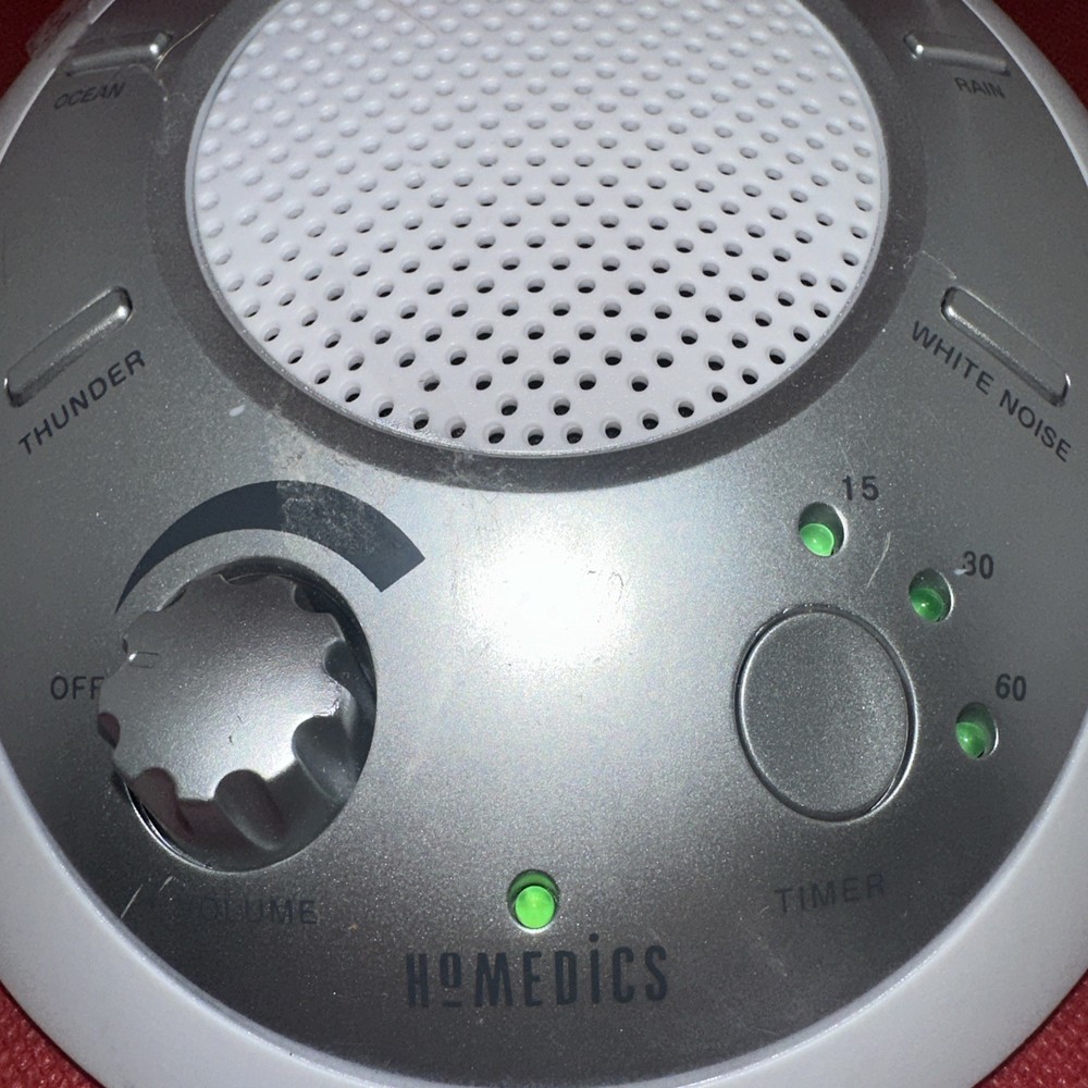 HoMedics SS-2000A White Noise Machine With Power Adapter