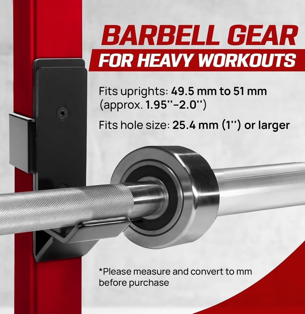 Power Rack J-Hooks Pair for 2x2 Power Racks