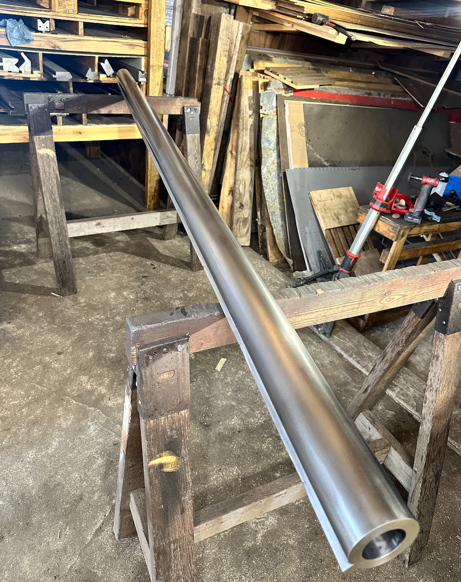 Press Brake Radius Top Punch 36" Long, 3-1/4" Diameter