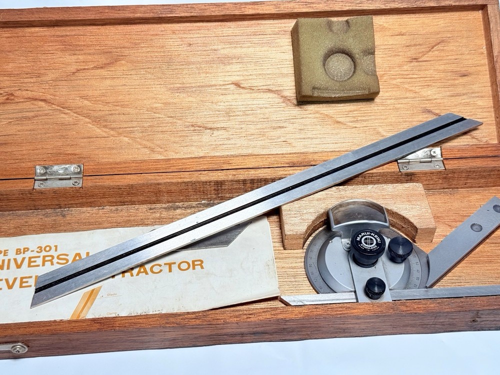 Marui Keiki BP-301 Bevel Protractor Precision Engineering tool
